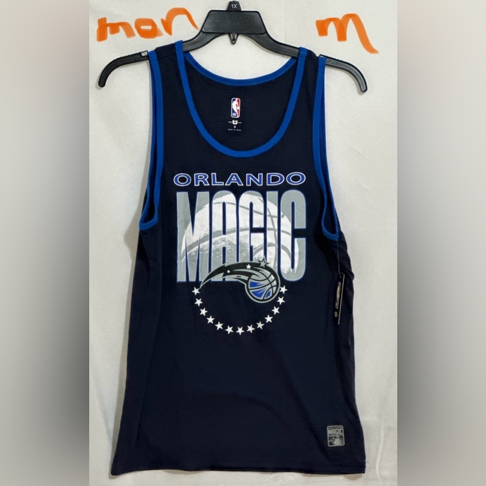 MENS BLUE & WHITE ORLANDO MAGIC BASKETBALL 🏀 TANK TOP